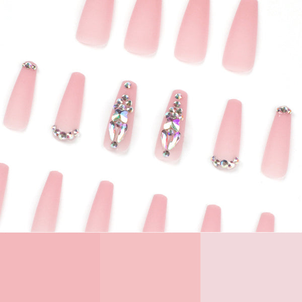 12 Sizes-24 Pcs Press On Nails JP1698