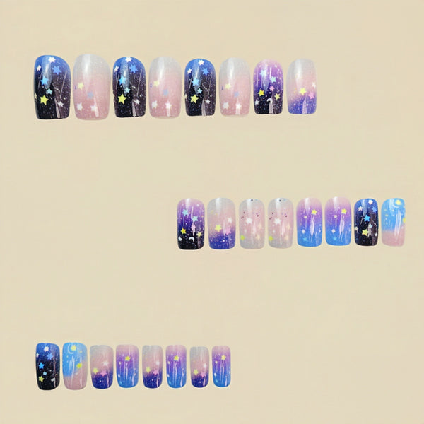 12 Sizes-24 Pcs Press On Nails Y632