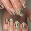12 Sizes-24 Pcs Press On Nails W1756