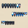 12 Sizes-24 Pcs Press On Nails Y1227