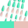 12 Sizes-24 Pcs Press On Nails JP3086