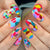 12 Sizes-24 Pcs Press On Nails Y1679