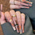 12 Sizes-24 Pcs Press On Nails W1411