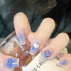 12 Sizes-24 Pcs Press On Nails R598