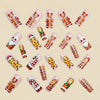 12 Sizes-24 Pcs Press On Nails Y1201