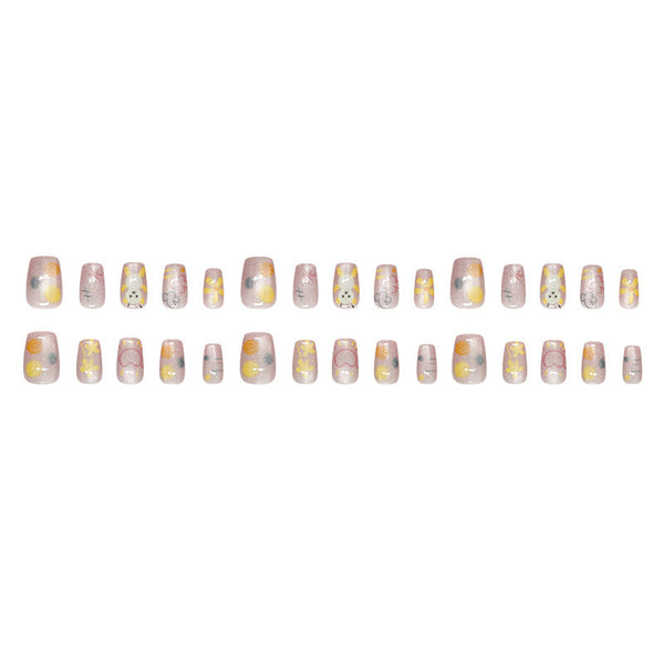12 Sizes-24 PcsPress On Nails MY157