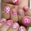 12 Sizes-24 Pcs Press On Nails C252