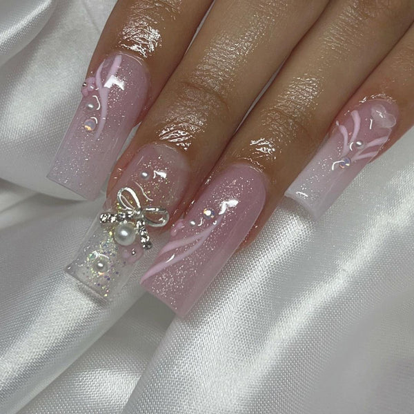 12 Sizes-24 Pcs Press On Nails JP2792