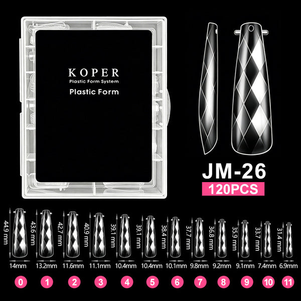 120 Pcs Press On Nails JM01