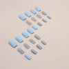 12 Sizes-24 Pcs Press On Nails W997