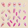 12 Sizes-24 Pcs Press On Nails YQ02