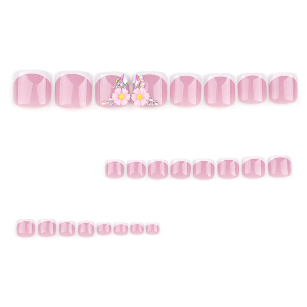 12 Sizes-24 Pcs Press On Nails JP3344