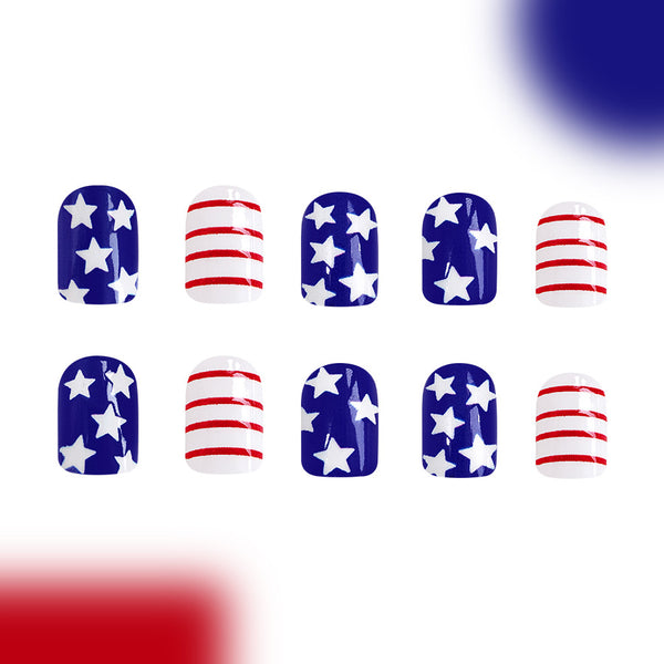 12 Sizes-24 Pcs Press On Nails C863