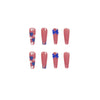 12 Sizes-24 Pcs Press On Nails JP1204