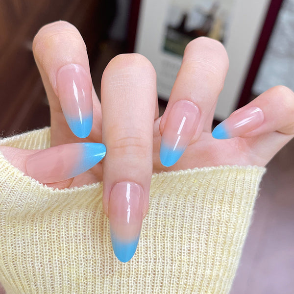 12 Sizes-24 Pcs Press On Nails BZ1417
