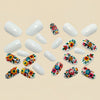 12 Sizes-24 Pcs Press On Nails Y1545