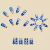 12 Sizes-24 Pcs Press On Nails Y1264