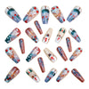 12 Sizes-24 Pcs Press On Nails Y1316