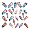 12 Sizes-24 Pcs Press On Nails Y1316