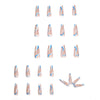 12 Sizes-24 Pcs Press On Nails JP1094