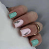 12 Sizes-24 Pcs Press On Nails W1263