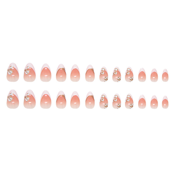 12 Sizes-24 Pcs Press On Nails W2002
