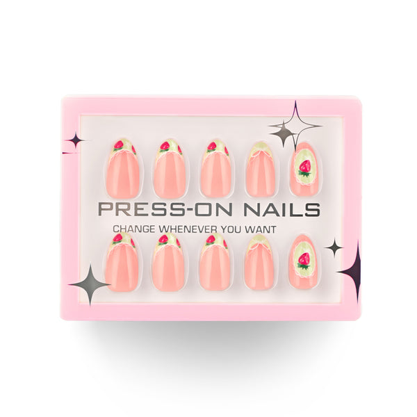 Glamhalo Premiere 30pcs Press On Nails – Eco-Friendly Perfect Fit - GD67