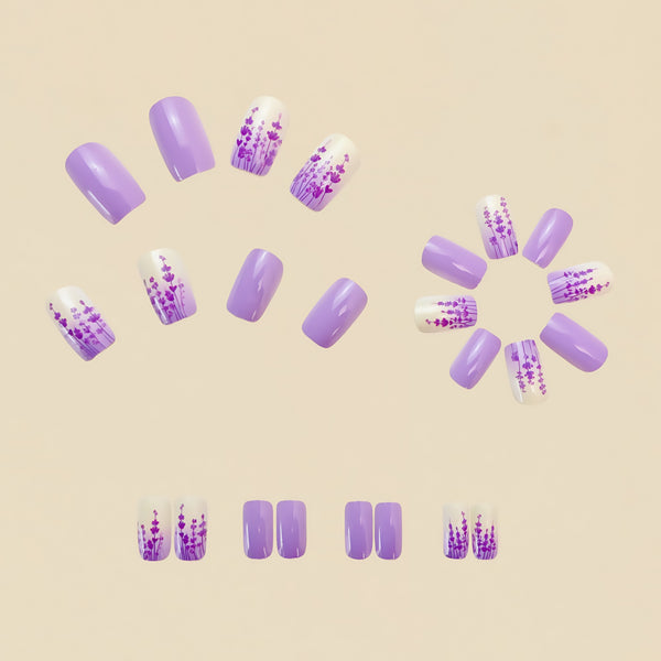 12 Sizes-24 Pcs Press On Nails Y580-2