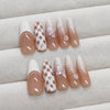 12 Sizes-24 Pcs Press On Nails Z897