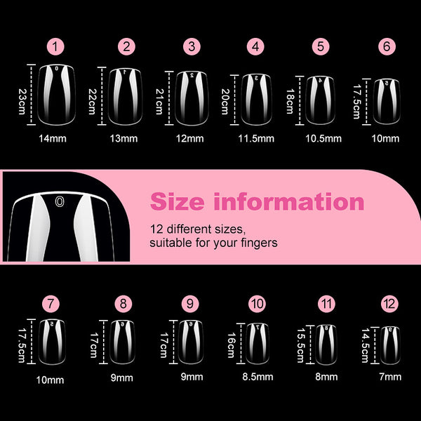 120 Pcs Press On Nails BP001