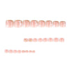 12 Sizes-24 Pcs Press On Nails JP4253