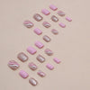 12 Sizes-24 Pcs Press On Nails W1281