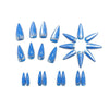 12 Sizes-24 Pcs Press On Nails Y1518
