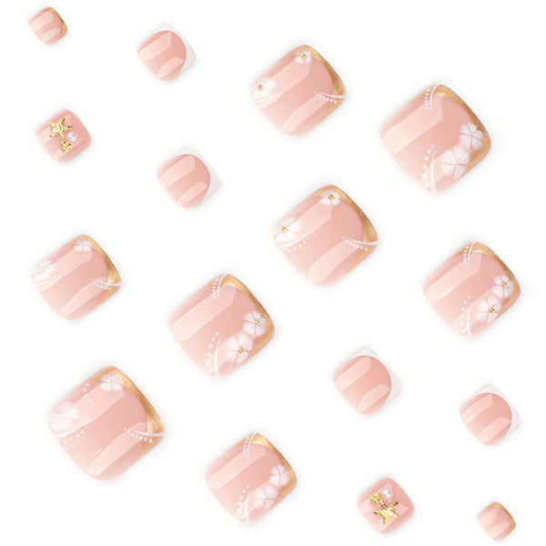 12 Sizes-24 Pcs Press On Nails JP4253