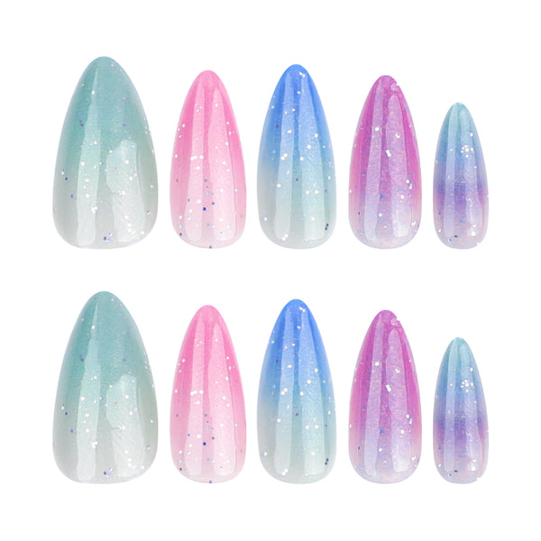 12 Sizes-24 Pcs Press On Nails JP3472