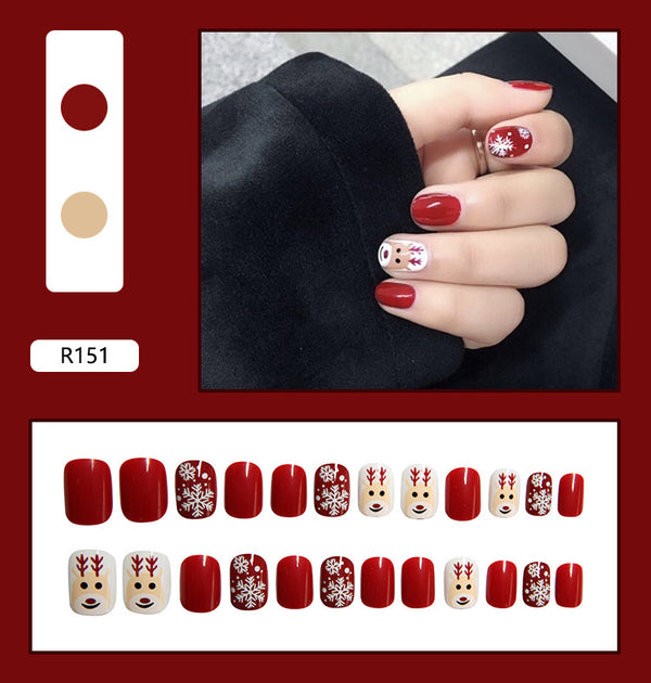 12 Sizes-24 Pcs Press On Nails R149