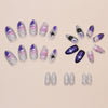 12 Sizes-24 Pcs Press On Nails W1828