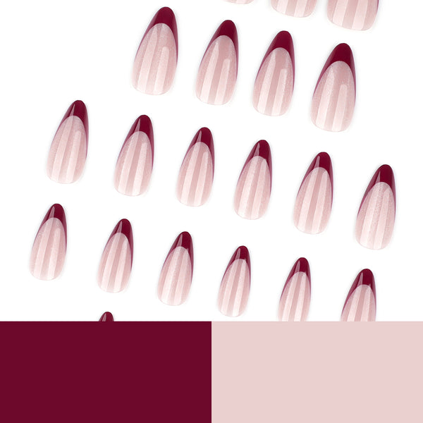 12 Sizes-24 Pcs Press On Nails JP3985