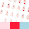 12 Sizes-24 Pcs Press On Nails JP2360