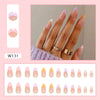 12 Sizes-24 Pcs Press On Nails W125