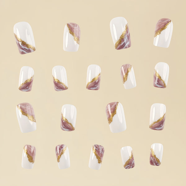 12 Sizes-24 Pcs Press On Nails Y056