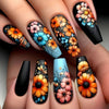 12 Sizes-24 Pcs Press On Nails Y804