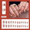 12 Sizes-24 Pcs Press On Nails W895
