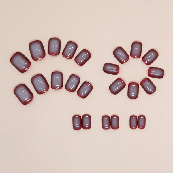12 Sizes-24 Pcs Press On Nails W1365