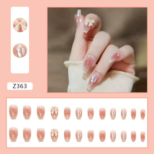 12 Sizes-24 Pcs Press On Nails Z362