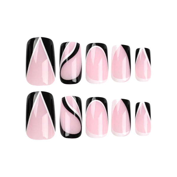 12 Sizes-24 Pcs Press On Nails JP2817