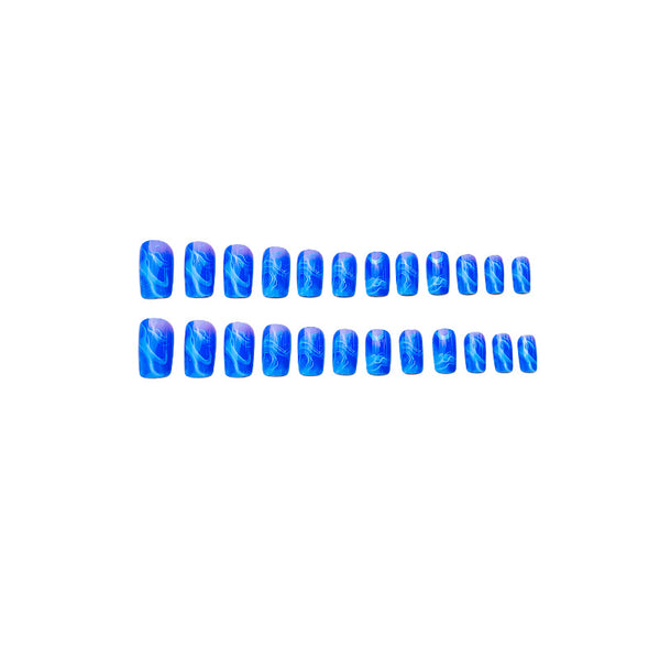 12 Sizes-24 Pcs Press On Nails Y139