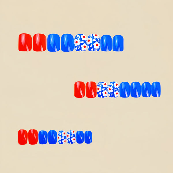 12 Sizes-24 Pcs Press On Nails Y747