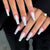 12 Sizes-24 Pcs Press On Nails W658