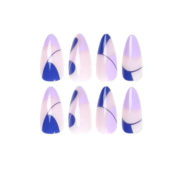12 Sizes-24 Pcs Press On Nails JP1579